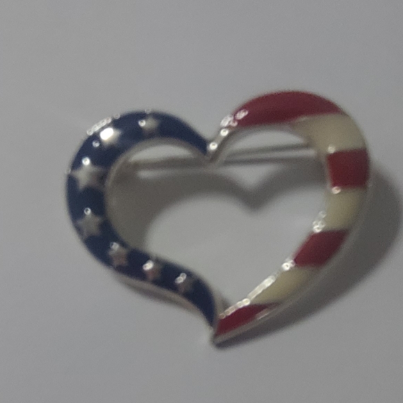 Lot of 8 pins /brooches- American Flag - Picture 2 of 6